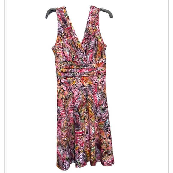 Madison Leigh Multicolor Sleeveless Women's Dress size 8 - Picture 1 of 5